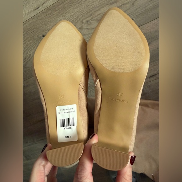 Fashion to Figure Beige Over-the-Knee Boots - Picture 2 of 4